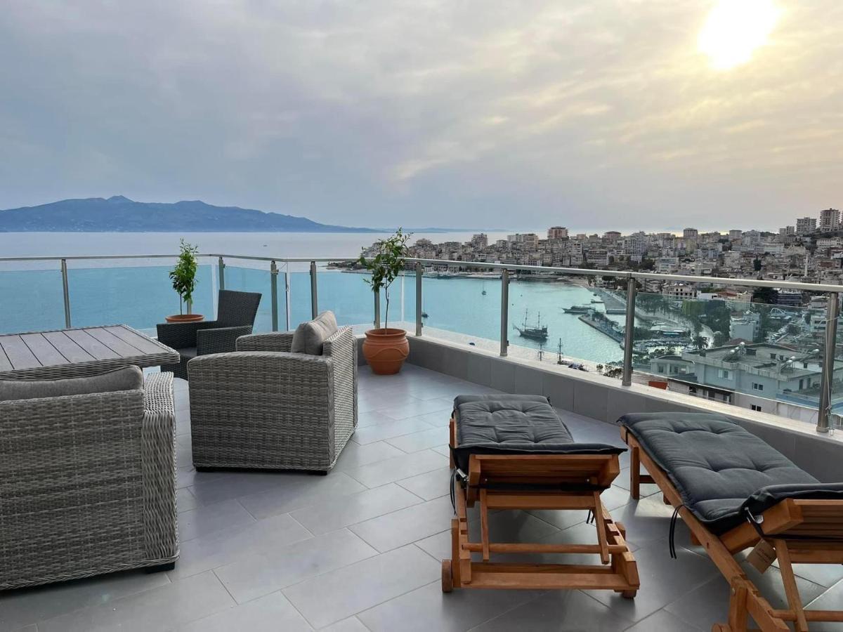 Rocknest Sea View Penthouse Sarandë Exterior foto