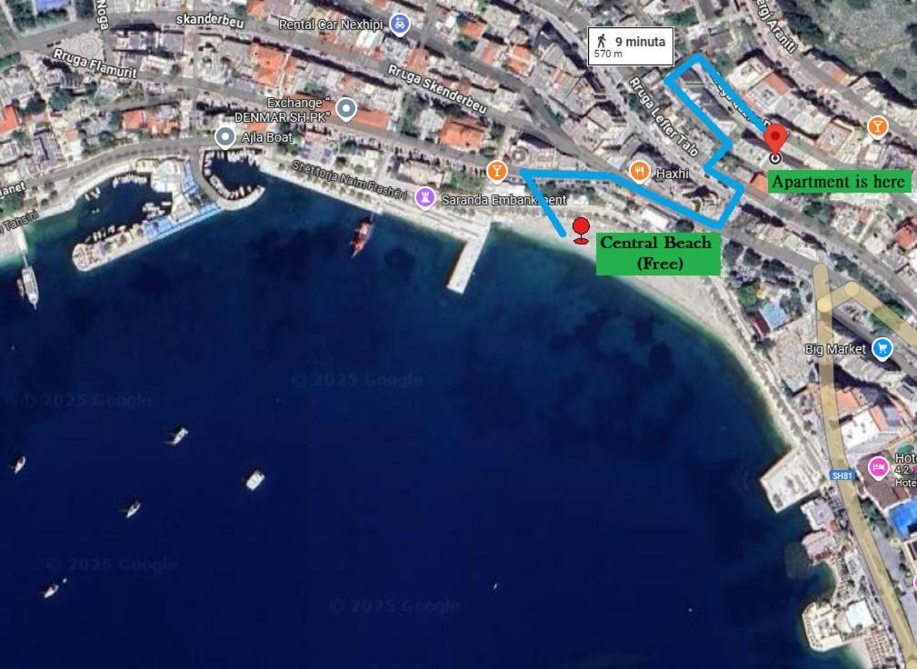 Rocknest Sea View Penthouse Sarandë Exterior foto
